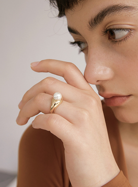 AuRevoirLesFilles珍珠戒指