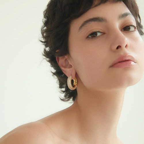 AuRevoirLesFilles粗圈耳环欧美