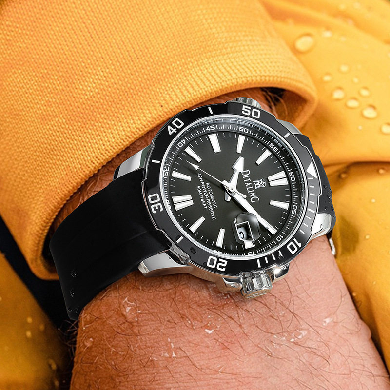 ditaling德国品牌手表水鬼系列男士机械表跨境货源商务腕表表