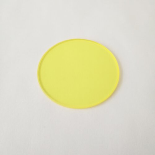 470nm红外透射滤光片黄色