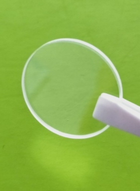 25*2.0mm 熔融石英玻璃光学镜片 JGS2 高透过率 保护观察窗口