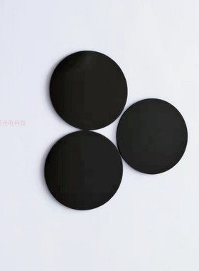 38*2.0mm HWB720  黑色光学玻璃 HB720 RG715 前截止 红外高透