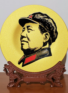 摆盘桌面伟人头像怀东水晶