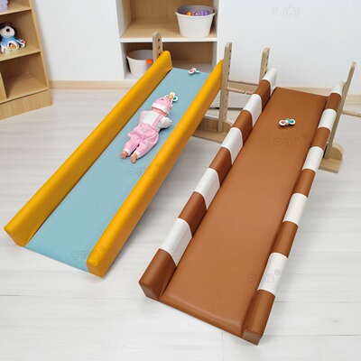婴儿腹爬槽杜曼宝宝爬梯滑梯台阶