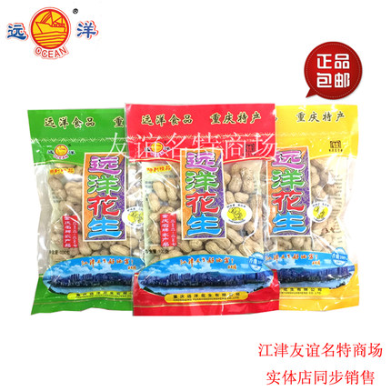 特产包邮重庆江津远洋花生100g五香味颜色随机口味一样颗粒饱满