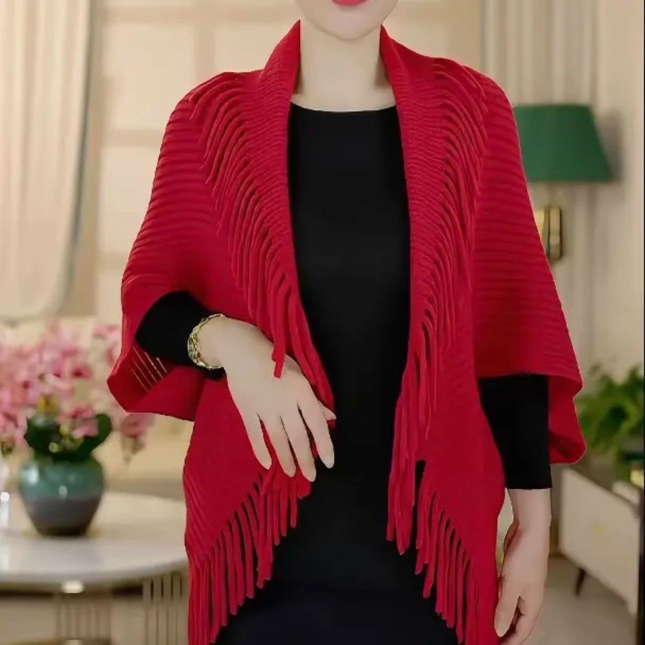 2024秋冬新款流苏斜纹纯色针织披肩百搭时尚保暖护颈护肩开衫外搭,服饰配件/皮带/帽子/围巾,围巾/丝巾/披肩,淘宝优惠券,粉丝福利购,淘宝优惠卷