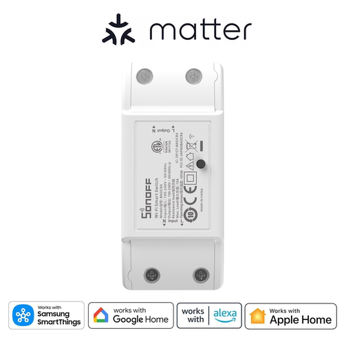 Matter通断器单火灵动凌动回弹开关翘板免改线HomeKit Alexa 谷歌