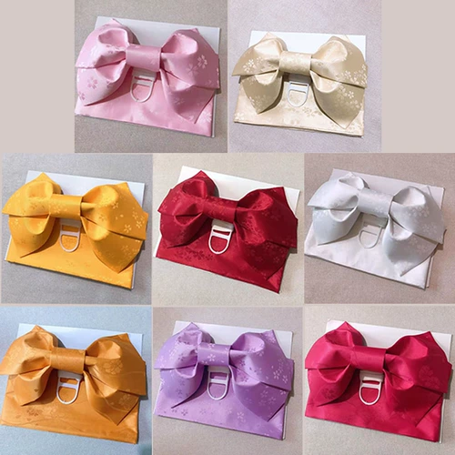 [12 групп цветочных цветов] Иностранные одно -японские женские женские кимоно Юката прессовая цветочная полоса бабочка талия талия уплотнение