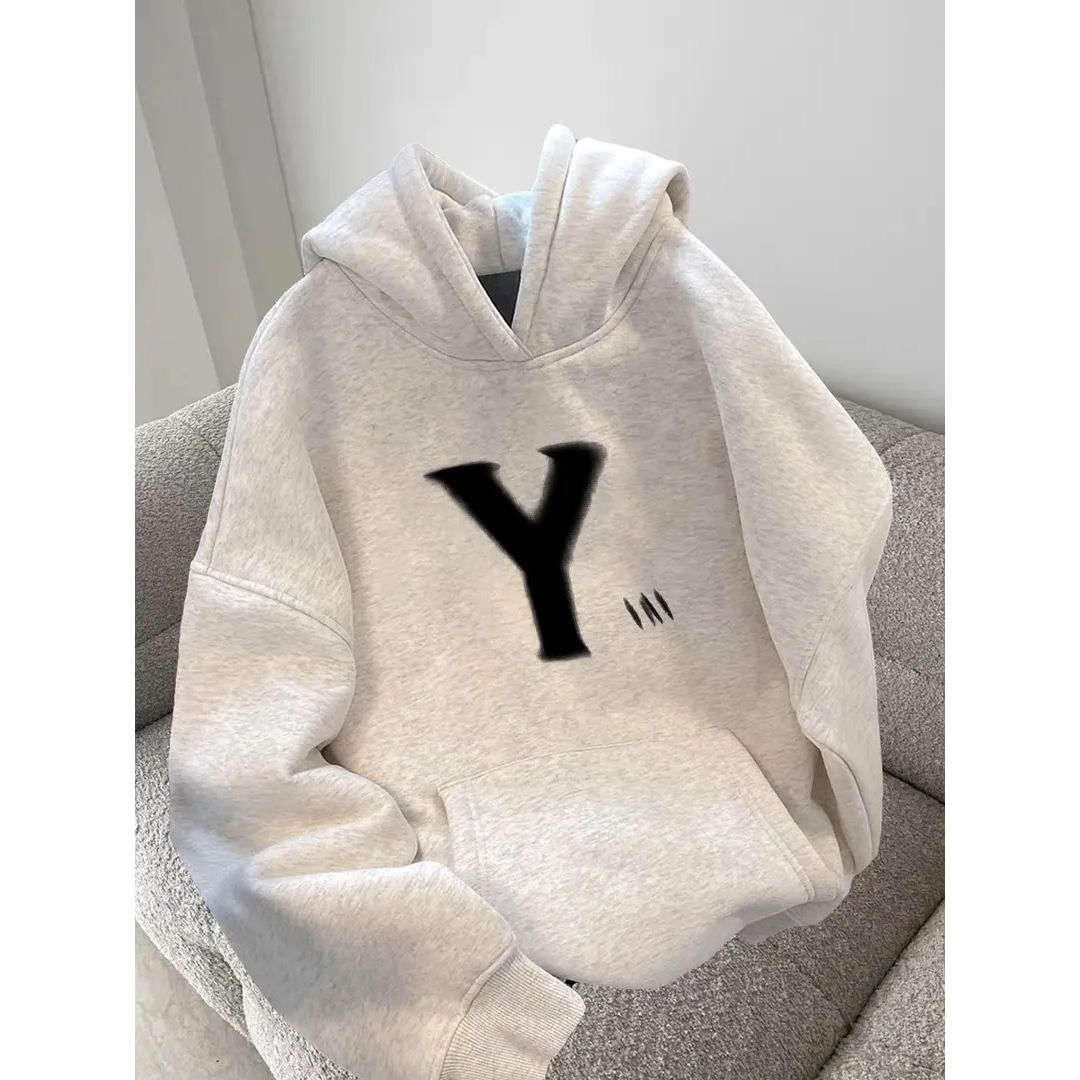 大码加绒加厚连帽卫衣2025新款