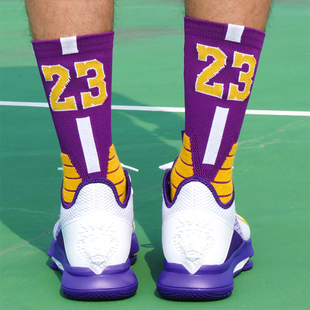 精英篮球袜男6号詹姆斯23号袜子科比24加厚毛巾底欧文11号哈登13