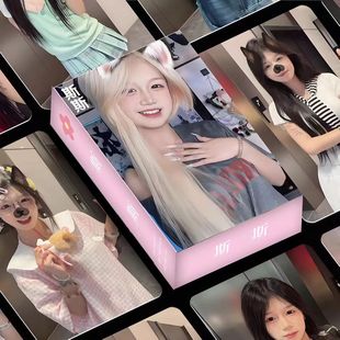 网红主播斯斯高颜小卡55张盒装三寸圆角拍立得自印高清LOMO卡礼物