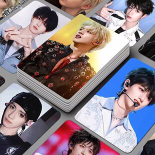 新款朱志鑫高颜小卡55张一盒不重复明星周边三寸圆角拍立得LOMO卡