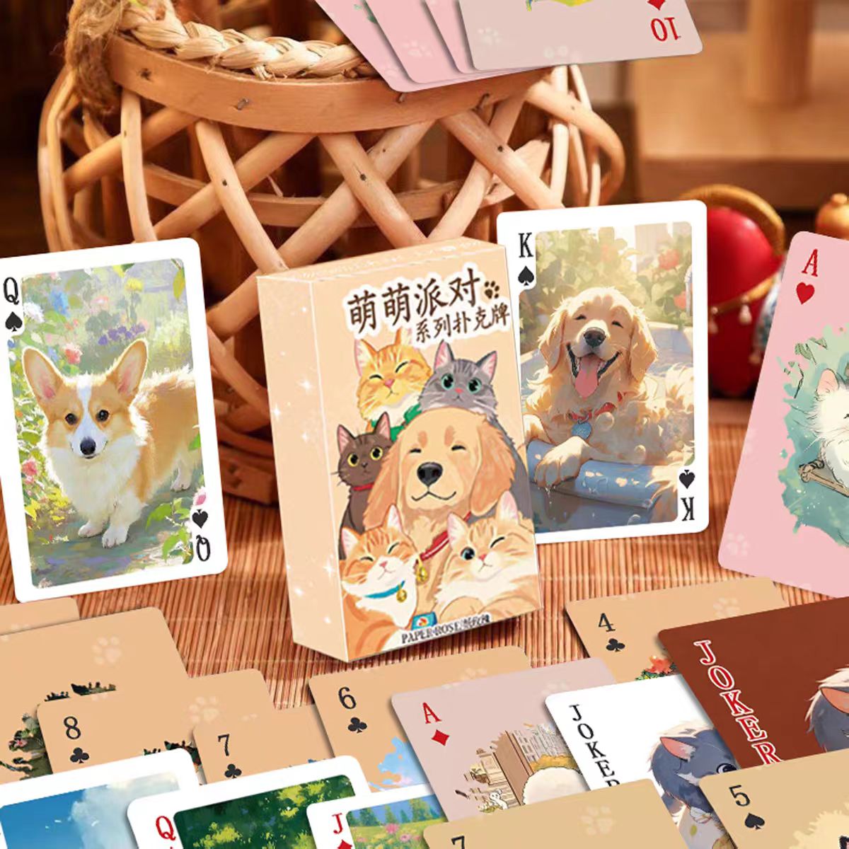 萌萌派对卡通益智斗地主扑克牌