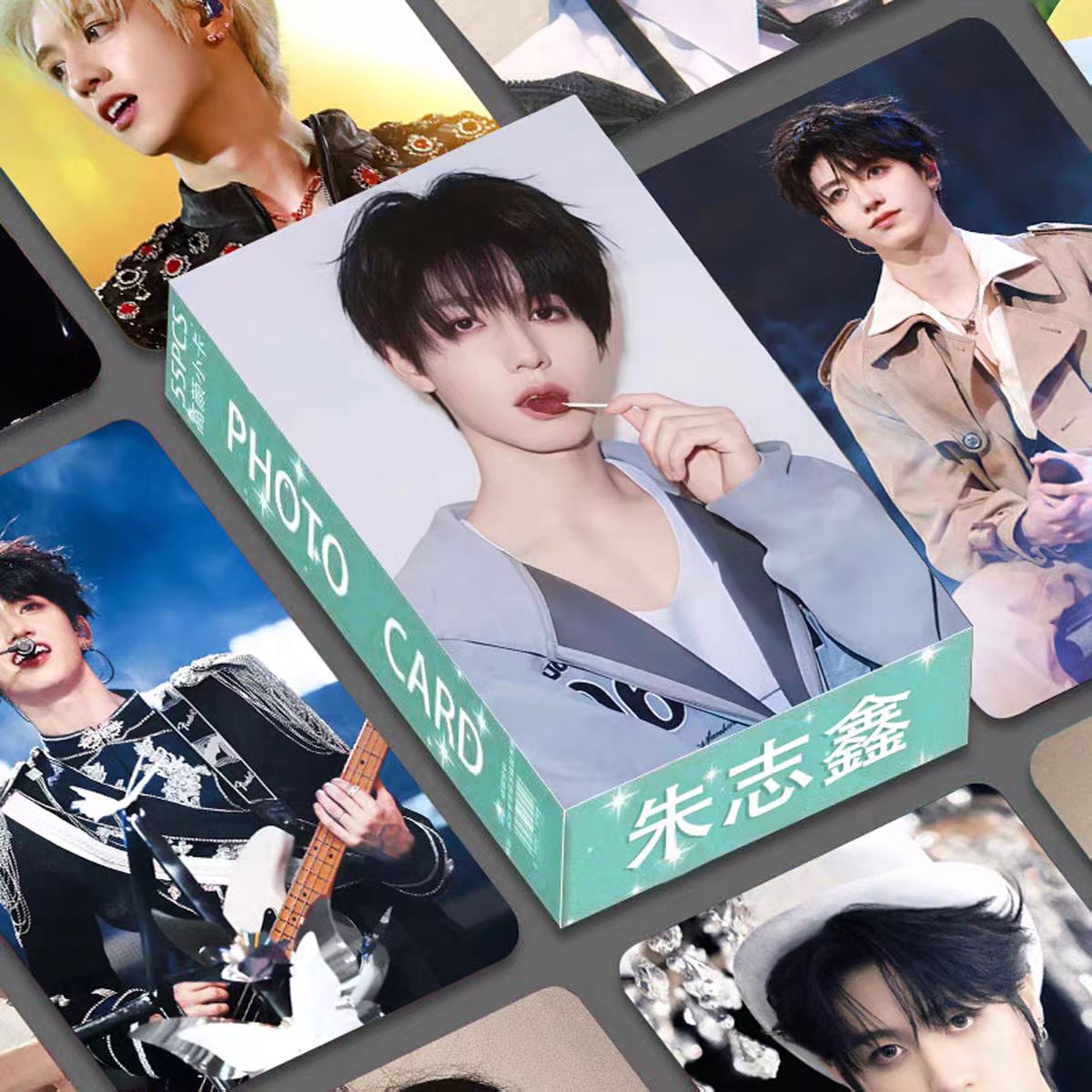 新款55张朱志鑫小卡tf家族三代