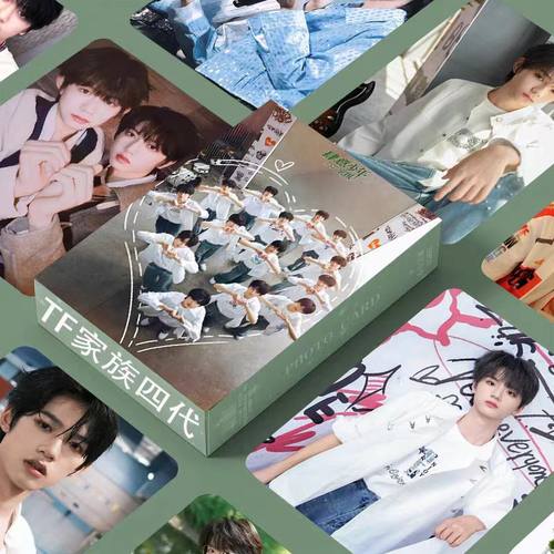 TF家族四代小卡明信片55张盒装
