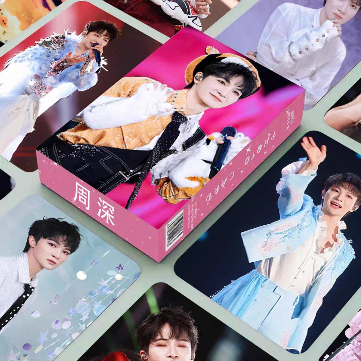 55张新款周深演唱会专辑小卡不重复3寸圆角照片珍藏卡签名照片,模玩/动漫/周边/娃圈三坑/桌游,收藏卡牌/卡片,淘宝优惠券,粉丝福利购,淘宝优惠卷