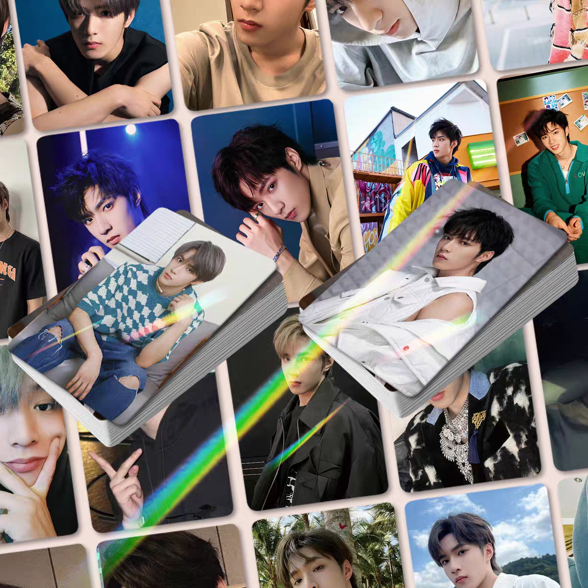 马嘉祺小卡55张不重复周边专辑时代少年团单人小卡自印小卡lomo卡