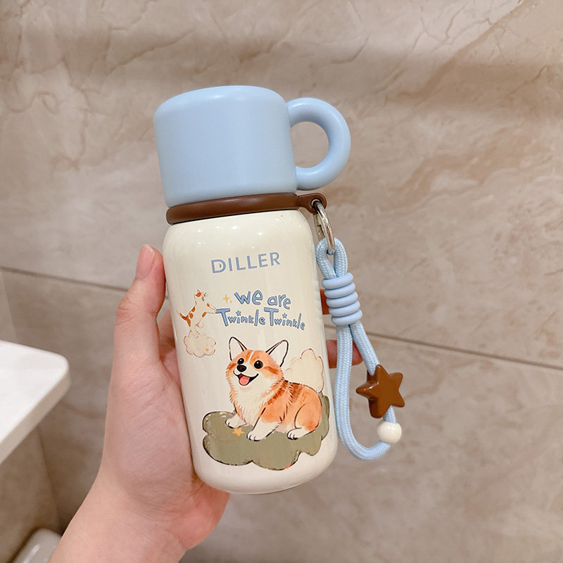 迪乐贝尔316L不锈钢保温杯柯基