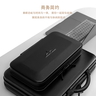 手提笔记本电脑包男硬壳抗震防摔16寸包中包15.6寸适用外星人拯救者R9000p游戏本MacBook pro公文包17.3寸
