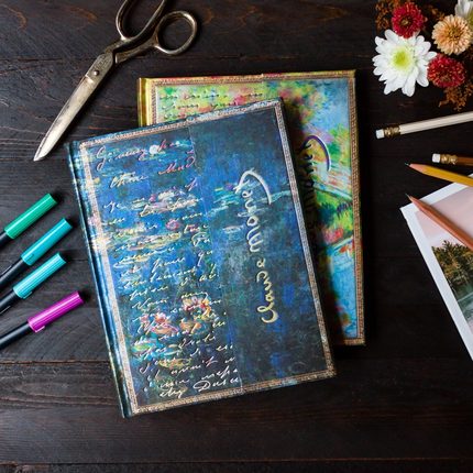 绝版paperblanks笔记本名人手稿画家艺术家系列莫奈伦勃朗记事本