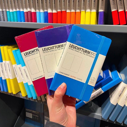 德国灯塔笔记本leuchtturm1917口袋本A6硬面记事本小随身工作简约