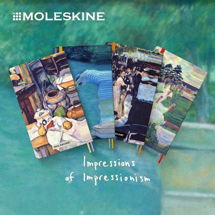 Moleskine印象派灵感奥赛博物馆联名笔记本周记送礼艺术办公记事