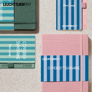 进口正品德国灯塔leuchtturm1917笔记本晴天沙滩系列布面记事本子