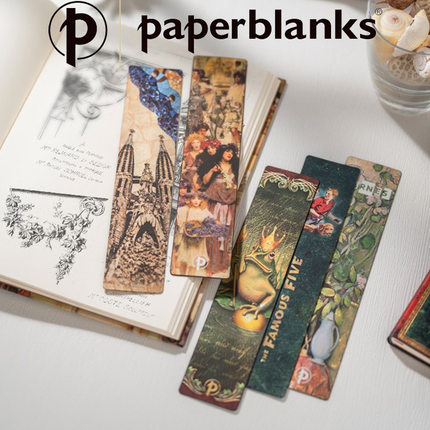 现货paperblanks纸质书签古典复古创意设计艺术精美礼物经典阅读