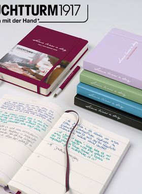现货德国灯塔leuchtturm1917笔记本子超厚商务工作五年A5年日记本