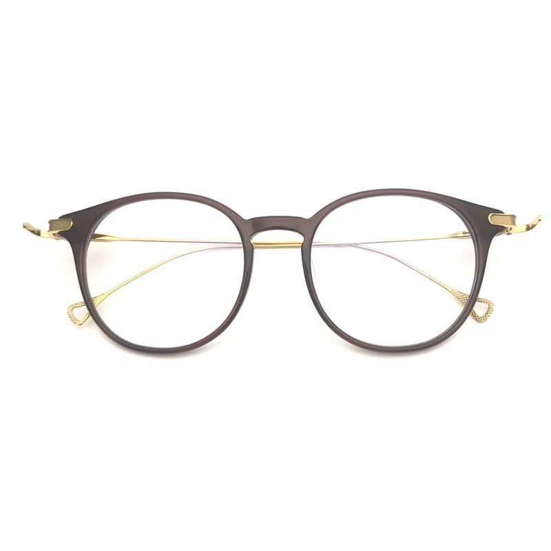 复古英伦学院风板材+纯钛超轻男女近视镜架防蓝光素颜大遮脸眼镜