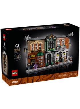 乐高10351福尔摩斯:书架装饰ICONS系列男女孩拼搭积木生日礼物