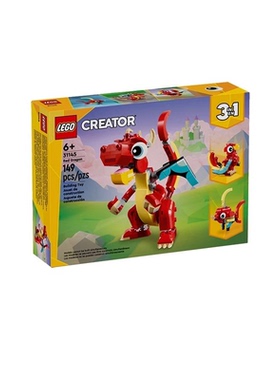 乐高经典创意系列31145红色小飞龙男女孩拼装益智儿童积木玩具