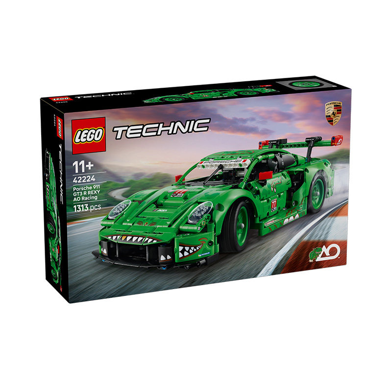乐高机械组42224保时捷911 GT3 REXY AO Racing赛车积木玩具礼物