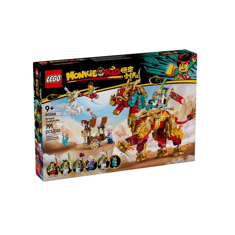 乐高80066神兽火麒麟中国风