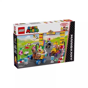乐高马里奥系列72036马力欧卡丁车碧姬宝贝与大奖赛组合积木玩具