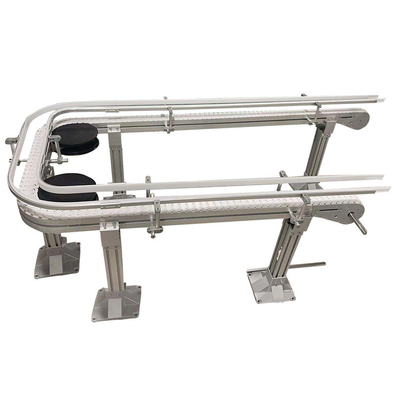 83柔性链环型90 180度转弯输送机爬坡夹瓶电池芯流拉带提升流水线,搬运/仓储/物流设备,输送机,淘宝优惠券,粉丝福利购,淘宝优惠卷