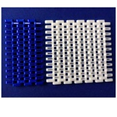 7300塑料网带snbm2模块式 输送带平板突肋型食品级模组网链流水线