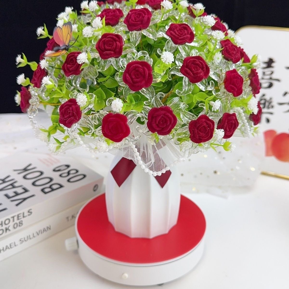 星辰大玫瑰花手工材料包