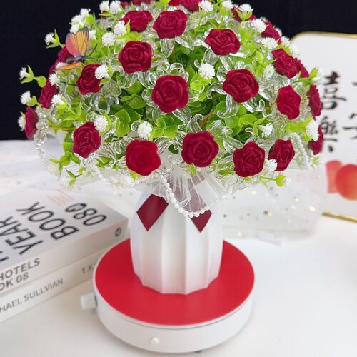 星辰大玫瑰花手工材料包