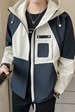 秋季夹克男2025新款高级感潮牌连帽冲锋衣外套JK771-P125，男装夹克，电商D236（原A051）