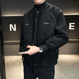 轻薄撞色拼接棉服棒球领保暖男士二棉夹克外套JK2291-P128，男装夹克，电商D236（原A051）