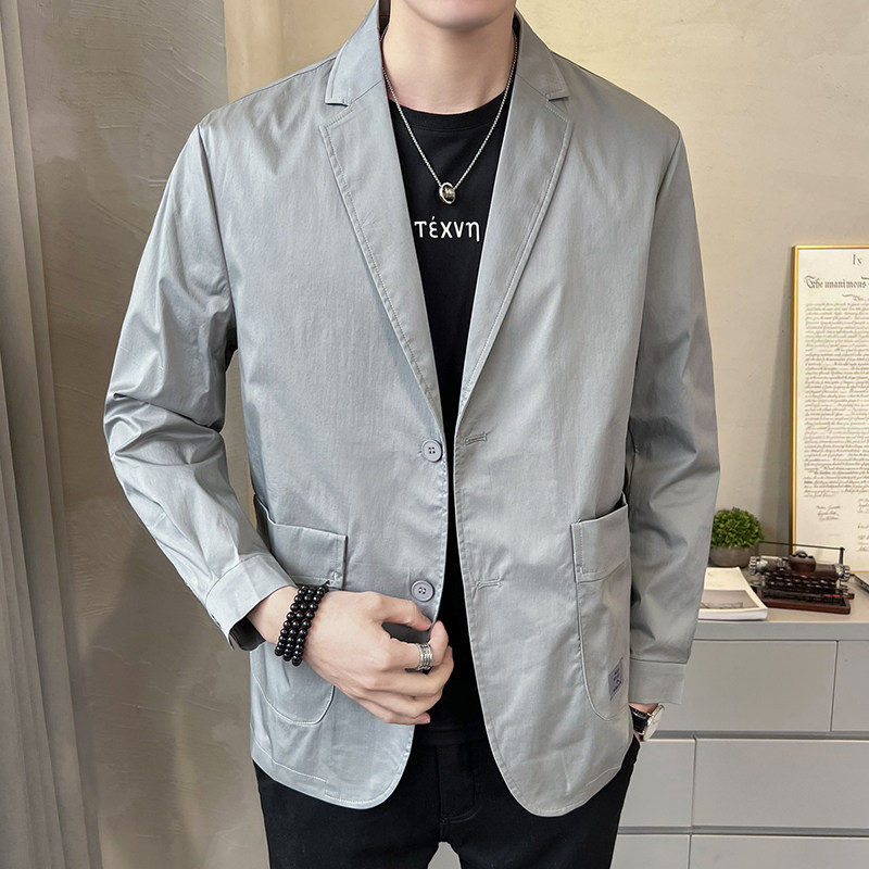 2025秋装休闲西装男装小西服便服单西631-P105,男装西服套装,电商D236（原A051）