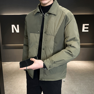 撞色拼接轻薄羽绒服男装冬季外套YR790-P185图片