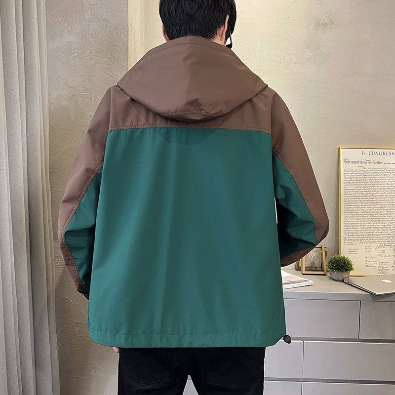 2024秋装连帽工装夹克男户外冲锋衣外套男装JK310-P110,男装夹克,电商D236（原A051）