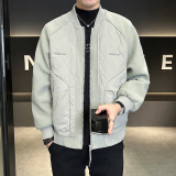 轻薄撞色拼接棉服棒球领保暖男士二棉夹克外套JK2291-P128，男装夹克，电商D236（原A051）