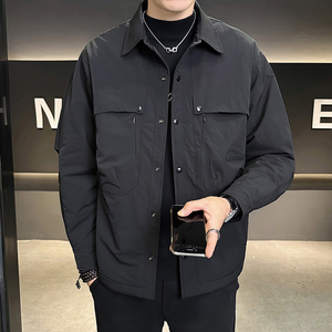 二棉夹克男装加棉加厚外套冬装轻薄棉服男JK2296-P125图片