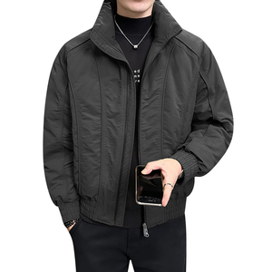 73棉27腈纶高品质80白鸭绒立领羽绒服男保暖外套YR798-P210图片