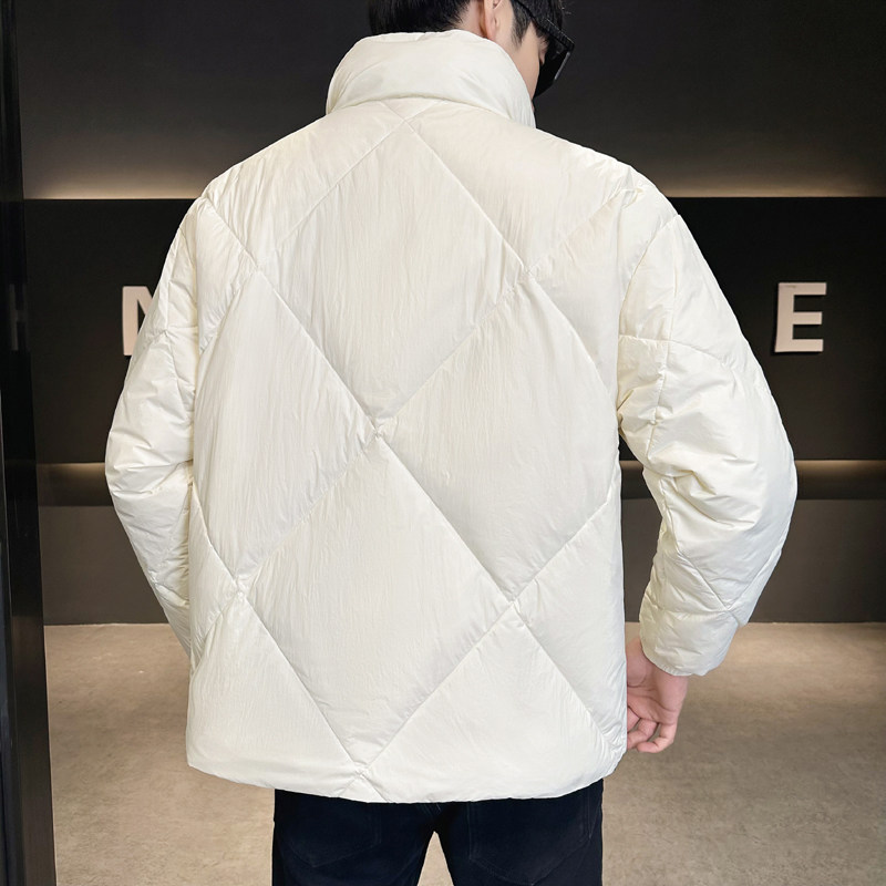 男士短款羽绒服加厚立领潮牌冬季面包服男款外套YR067-P150,男装羽绒服,电商D236（原A051）