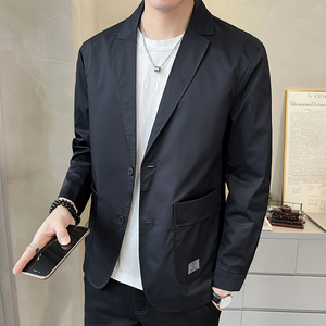 2025秋装休闲西装男装小西服便服单西631-P105
