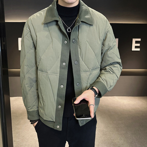 24秋冬季新款设计感轻薄羽绒服男假两件休闲夹克外套YR782-P185,男装羽绒服,电商D236（原A051）